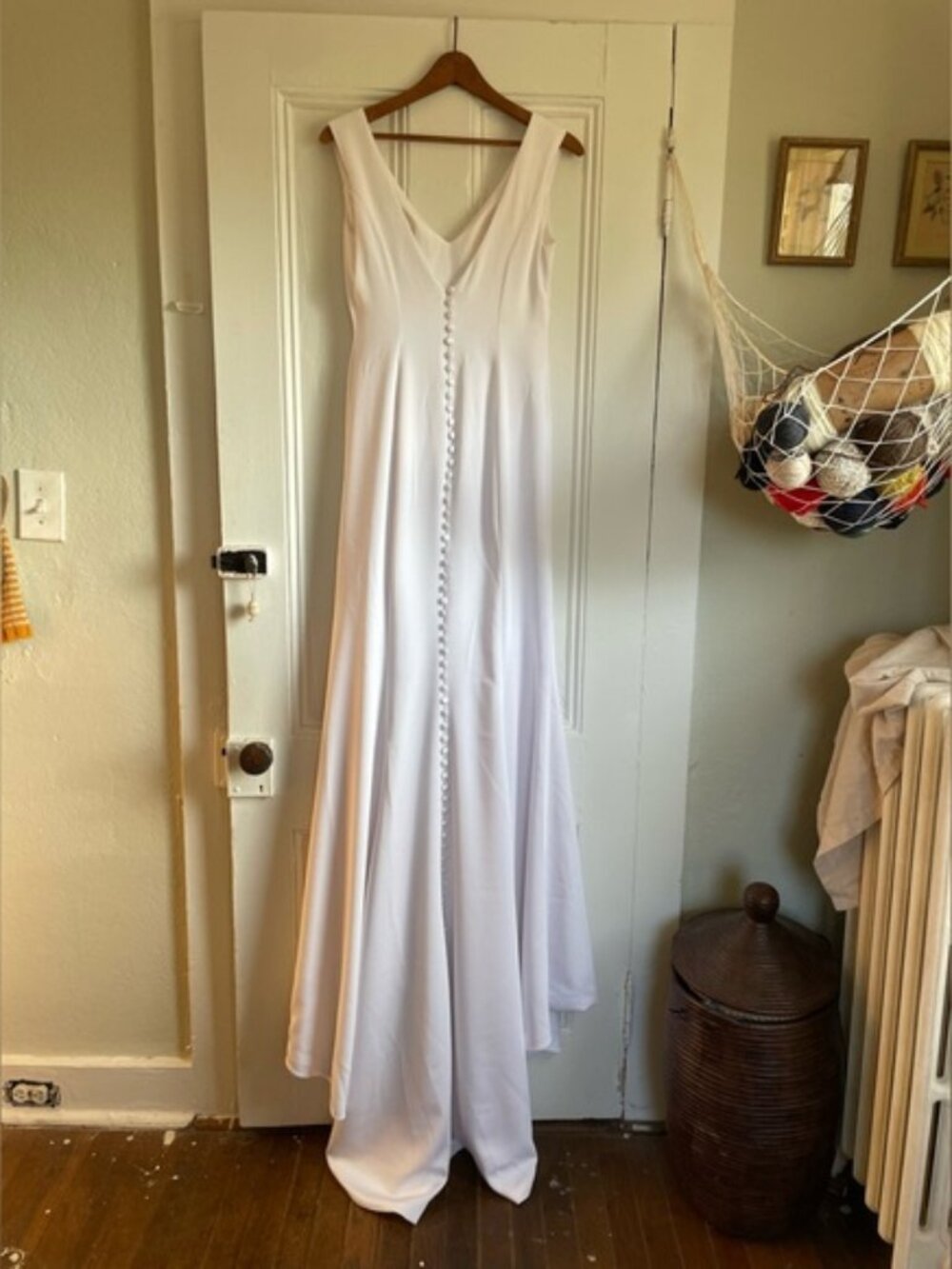 Handmade in Greece, never been worn wedding dress